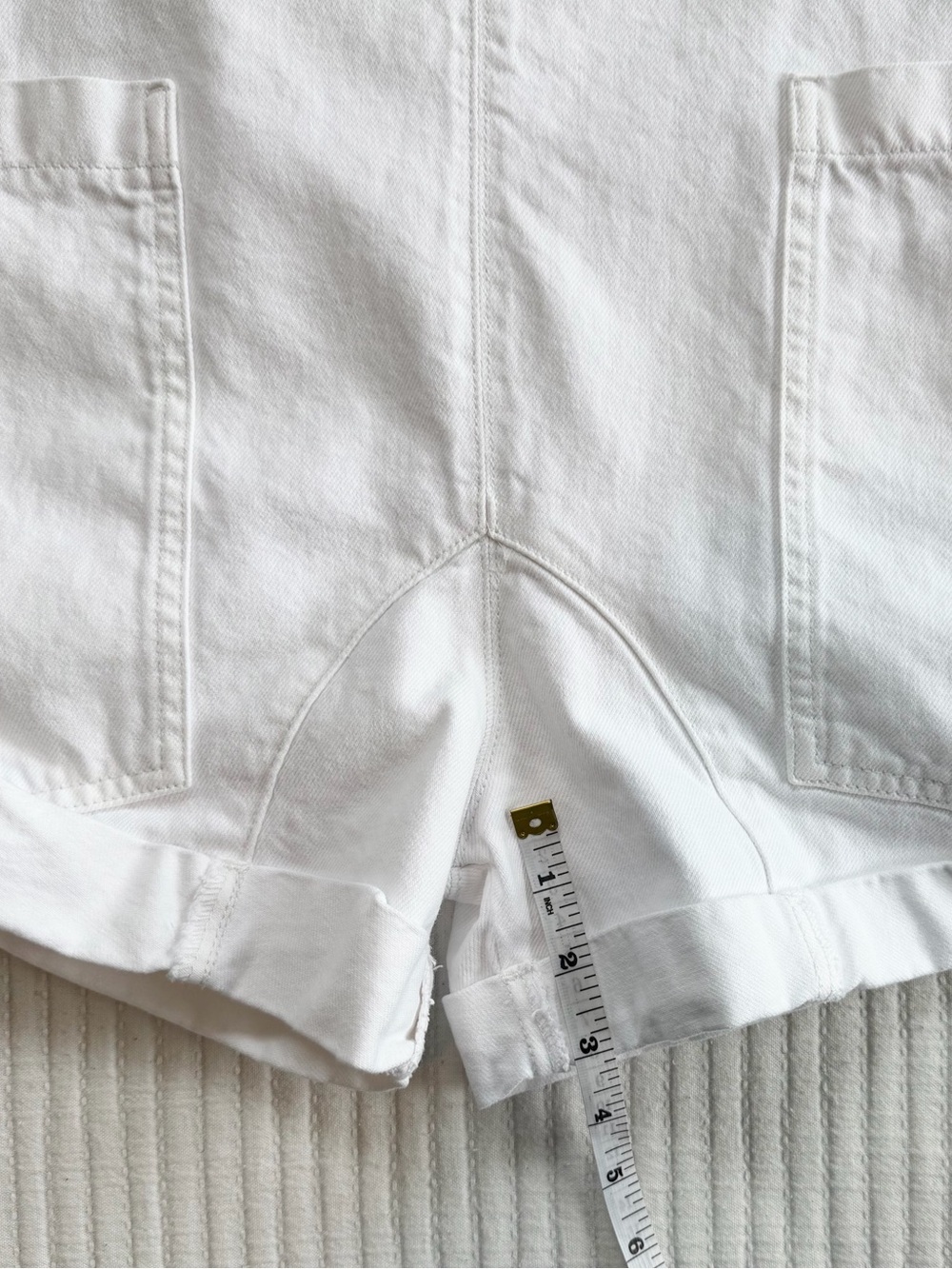Free People High Roller Shortalls in Optic White Cotton - Picture 10 of 10